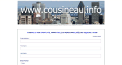 Desktop Screenshot of cousineau.info