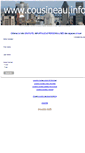 Mobile Screenshot of cousineau.info